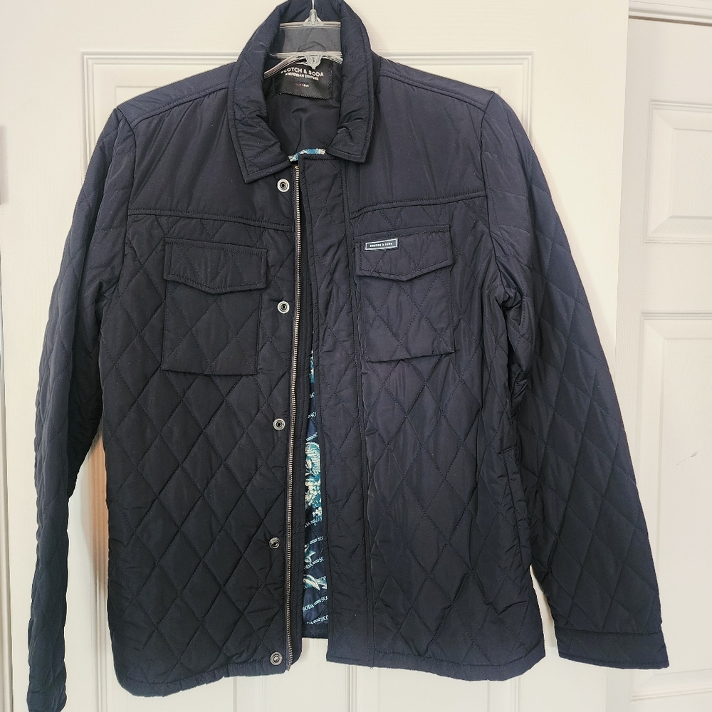 SCOTCH & SODA Quilted Jacket, Size MEDIUM 'NWT